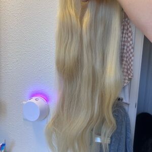 Luxurious Light Blonde Hair Extensions